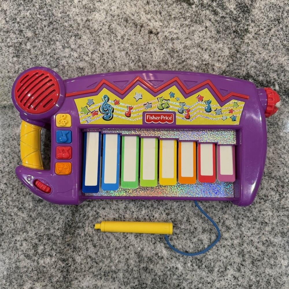 VTG/RARE - 2001 FISHER-PRICE Lil’ Music Makers 2 in 1 Piano to Xylophone- *READ*